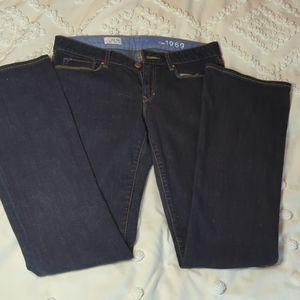 Gap 1969 sexy boot jeans blue